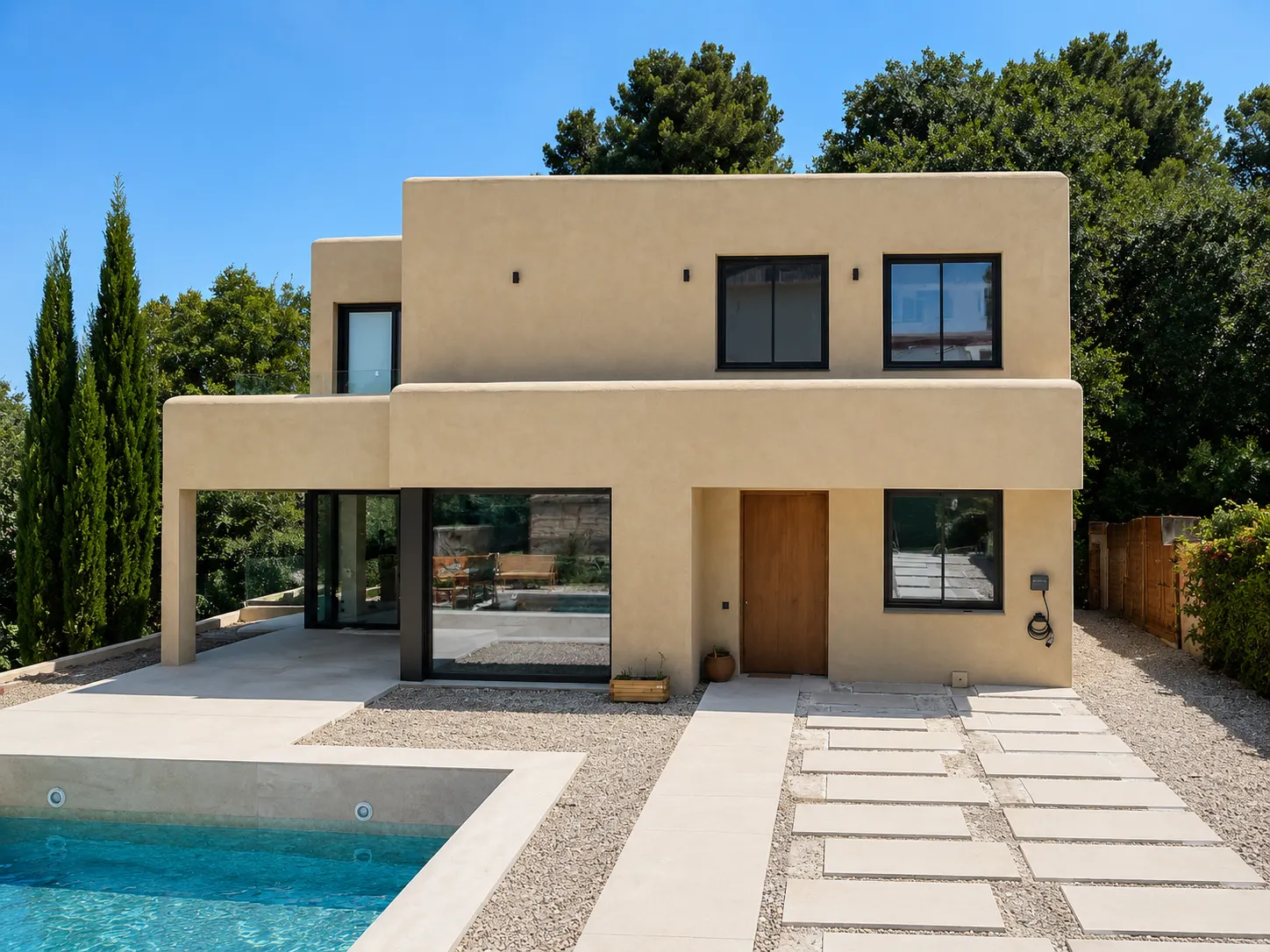 Vivienda unifamiliar de obra nueva en la urbanización Mas Alba, Sitges